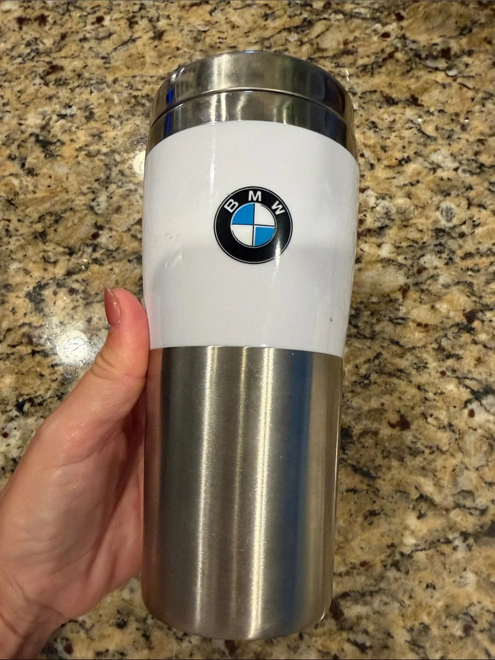 BMW branded coffee insulated stainless steel tumbler